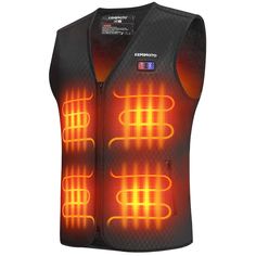 an image of a vest with glowing lights on it