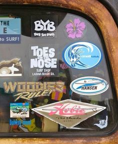 john b routledge | outer banks aesthetic Combi Hippie, Outer Banks Aesthetic, Classic Stickers, Style Surf, Car Deco, Beach Cars, Cute Car Accessories, Wood Model, Outwear Coat