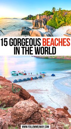 15 Gorgeous Beaches in the World Beach Vacation Destinations, Best Beach Vacations, Tropical Vacation Destinations, World Places, Exotic Beaches, Spring 2025