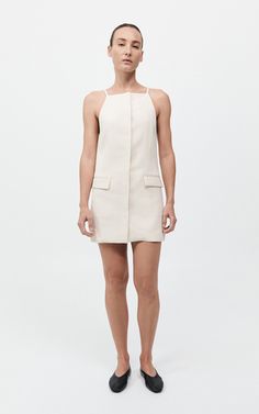 Tailored Wool-Blend Suiting Mini Dress By St. Agni | Moda Operandi