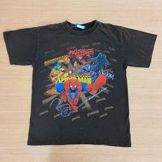 We offer FREE WORLDWIDE SHIPPING on all of our items. Please check measurements for most accurate fit. All measurements are done in inches and with item laying flat. Feel free to message with any questions.  Tag size: Youth Medium (8) Measurements in pictures  Flaws: N/A The Amazing Spider Man, Amazing Spider Man, Kids Graphic Tees, Men's Graphic T Shirt, Junk Drawer, Amazing Spider, The Amazing, Graphic T Shirt, Gender Neutral