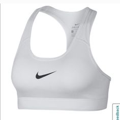 Nwt! Brand New, Never Worn, Still Has All Original Tags. Women's White Nike Victory Sports Bra Racerback With Dri-Fit Technology. Medium Support. Just Bought, But Unfortunately It Did Not Fit Me As I Like. No Flaws. Perfect For Wearing During Any Activity At The Gym, For Yoga, Hiking, Etc! Final Price Unless Included In A Bundle. White Sports Bra With Built-in Padding For Workout, White Sports Bra With Built-in Padding, Nike Functional Racerback Sports Bra, Functional Nike Racerback Sports Bra, White Racerback Activewear With Built-in Padding, White T-back Top With Built-in Bra, Nike Breathable Racerback Sports Bra, Nike Racerback Sports Bra Breathable, Nike Racerback Sports Bra For Running