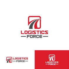 a logo for a company called logistics force, which is designed to look like a