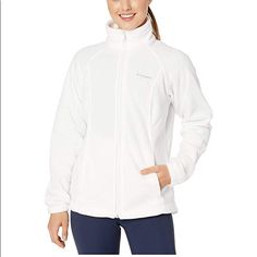 Brand New Without Tags And Never Used, It Had Been Sitting In My Closet For The Longest And It’s Too Hot In Hawaii To Wear This Around. Size Medium, True To Size And Very Soft And Warming! Gorgeous White Fleece Gives It A Nice Sleek Look For Any Winter Months Sporty White Outerwear With Fleece Lining, White Fleece Jacket For Cold Spring Weather, White Sporty Fleece Jacket For Cold Weather, White Hooded Fleece Jacket For Spring, Casual White Fleece Jacket With Fleece Lining, White Fleece Jacket For Cold Weather In Spring, White Fleece Jacket For Winter, Sporty White Fleece Jacket For Cold Weather, White Fleece Jacket For Winter Outdoor