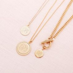 Stella Pearl Toggle Necklace – Brook & York Classic Necklace With Engraving Option, Elegant Medallion Necklaces With Initials, Elegant Monogram Medallion Necklace, Classic Medallion Necklaces With Charms, Elegant Medallion Initial Necklace, Classic Monogram Necklace For Everyday Wear, Classic Monogram Necklace For Everyday, Classic Everyday Monogram Necklace, Classic Monogram Initial Necklace