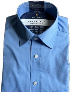 Blue Relaxed Fit Dress Shirt For Business, Blue Relaxed Fit Dress Shirt For Work, Fitted Blue Cotton Dress Shirt, Blue Fitted Cotton Dress Shirt, Blue Relaxed Fit Shirt For Business, Fitted Light Blue Short Sleeve Dress Shirt, Fitted Smart Blue Dress Shirt, Blue Fitted Short Sleeve Dress Shirt, Light Blue Fitted Short Sleeve Dress Shirt