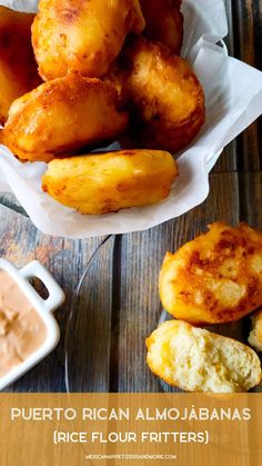 some fried food is sitting on a table