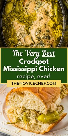 the very best crockpot mississippi chicken recipe ever