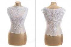 White Wedding bolero, Ivory lace bolero, Bridal jacket, Sleeveless bridal lace wedding bolero, Wedding jacket, Bolero for wedding dress 050 You will receive such a bolero as in the photo. Choose color: ivory (creme) or white See the lace fabric for the wedding dress: 3D lace : www.etsy.com/shop/KingdomLace?ref=seller-platform-mcnav&section_id=23652665 Chantilly lace www.etsy.com/shop/KingdomLace?ref=seller-platform-mcnav&section_id=23652699 Wedding lace www.etsy.com/shop/KingdomLace?ref= Elegant White Lace Bodice, Wedding Bodice With Lace Trim, White Lace Trim Wedding Bodice, White Lace Trim Bodice For Wedding, Elegant Lace Wedding Bodice, Fitted Lace Trim Bodice For Wedding, Fitted Wedding Lace With Lace Back, Fitted Lace Back Dress For Weddings, Elegant Lace Sheer Bodice