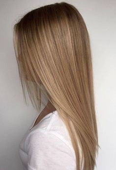 Dirty Blonde Hair With Highlights, Blonde Brown Hair, Light Brunette Hair, Straight Blonde Hair, Human Hair Color