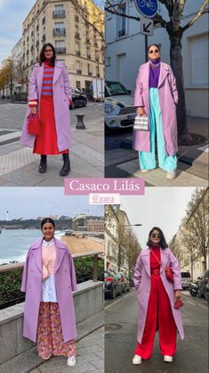 Colorful Trench Coat Outfit, Lilac Coat Outfit Winter, Light Purple Coat Outfit, Purple Trench Coat Outfit, Lavender Coat Outfit, Purple Coat Outfit, Lilac Coat, Wool Coat Outfit