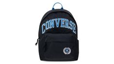 Pack your supplies and go with the Converse Varsity Backpack With Padded Laptop Pocket. The backpack is made of polyester for durability, and it has a spacious main compartment for storing all your gear. Made of durable polyester. Spacious main compartment offers plenty of storage. Front zippered pocket stashes small items. Adjustable straps enable comfortable carrying. Top handle for convenient hauling. 2 side water bottle holders. Secure zipper closures. Water resistance helps keep your gear d Converse Black, Luggage Backpack, Water Bottle Holders, Office Depot, Office Max, Laptop Pocket, Bottle Holders, Small Items, Luggage Bags