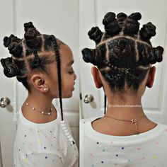 Bantu Knots With Braids, Nubian Knots, Criss Cross Braids, Bantu Knot Styles, Cross Braids, Knot Hairstyles, Bantu Knot Hairstyles, Bantu Knot, Cute Toddler Hairstyles