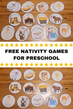 the nativity games for preschool to play with