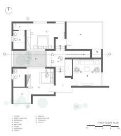 the floor plan for an apartment with two bedroom and one bathroom, which is located at the