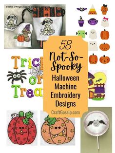 there are many halloween crafts and decorations on this page