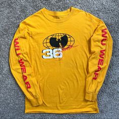 Authentic Wu-Tang Wu-Wear Longsleeves Shirt. Preowned, Size Small. No Holes No Stains. From A Non Smoking Pet Free Home. Get It Now Before It’s Gone! Check Out My Other Wu Items Follow My Ig Hieuwear (For Discounts) Wu Wear, Wu Tang, Get It Now, Rihanna, Get It, Long Sleeve Tees, Tee Shirts, Mens Shirts, Man Shop