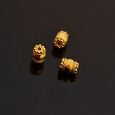 Sterling Silver Spacer Beads in 24K Gold Vermeil, Capped Beads, Handmade Silver Beads in 24K Gold, VM123 - Diameter :8 mm - Height :6,3 mm - Quantity per lot : 2 - Pictures are an intrinsic part of the description - Also available in 24K Gold Plated Sterling Silver ++ Shipping charged ONLY 1 time for ANY quantity purchased. ++ FREE Shipping for purchase 200 $ and up - Artisan Gold Jewelry With Tiny Beads, Traditional Jewelry With Bead Caps And Round Beads, Artisan Gold Spacer Beads, Tiny Gold Beads For Jewelry Making, Gold Oval Polished Beads, Traditional Gold Jewelry With Tiny Beads, Gold Oval Spacer Beads, Gold Oval Beads With Spacer Details, Gold Jewelry With Bead Caps