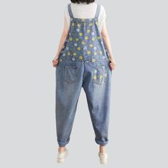 Step into the summer with a blast from the past ââ‚?introducing the 2023 Spring-Summer Collection's Y2k-mode Partly Bubble Print Denim Jumpsuit!Why It's Right for YouThis jumpsuit is sure to make you stand out in the crowd! With its loose-fit silhouette. painted bubble print. and suspenders closure. it fuses the beauty of the past with the trends of the present. Show off your unique style with this edgy. yet sophisticated. piece.Key Highlights: Y2K Vibes: Show off your nostalgic side with y2k-st Summer Overalls With Pockets For Spring, Printed Cotton Overalls Jumpsuit, Printed Cotton Overalls, Blue Summer Overalls With Pockets, Summer Blue Overalls With Pockets, Printed Cotton Overall Jumpsuits And Rompers, Spring Medium Wash Cotton Jumpsuits And Rompers, Spring Cotton Medium Wash Jumpsuits And Rompers, Spring Medium Wash Overall Jumpsuits And Rompers