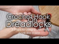 3 STEPS TO PERFECT DREADLOCKS! - 'Using a crochet hook' tutorial - YouTube How To Get Dreadlocks, Dread Maintenance, Dreadlock Maintenance, Dreads Care, Dreadlocks Girl