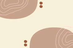 an abstract background with circles and dots in pink, brown and beige colors on a cream background