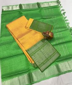 Mangalagiri pure Handloom pattu lehanga sets Design