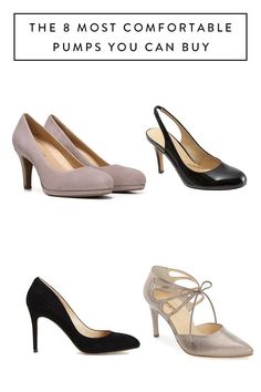 Most Comfortable High Heels, Comfortable High Heels Shoes, Comfortable Dress Shoes For Women, Elegant Shoes Heels, Shoe Hacks, Work Heels, Comfortable Dress Shoes, Comfortable High Heels