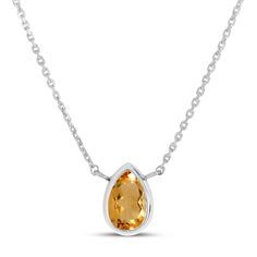 Birmingham Jewelry Item Number: BJP4333-18-11 Women's Necklace Pear Shape Citrine Birthstone Necklace14K Gold Citrine: 6.00mm x 4.00mm *The possibilities are not limited to the options in the dropdown. For pricing on further customizations & special options, please call: 1-586-939-5100 Pear Shaped Citrine Gemstone Jewelry, Pear-shaped Citrine Gemstone Jewelry, Classic Teardrop Citrine Jewelry, Pear Shaped Gemstone Drop Necklace In Fine Jewelry Style, Pear-shaped Gemstone Drop Necklace In Fine Jewelry Style, Pear-shaped Gemstone Drop Necklace, Teardrop Citrine Gemstone Necklace, Classic Citrine Gemstone Necklace, Citrine Birthstone