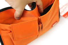 $16.5, Lihit Lab Teffa Bag in Bag - Size A5 (10" X 7.1") - Orange - LIHIT LAB A-7553-4 Functional Laptop Bag With Laptop Sleeve, Functional Pencil Case With Pockets For Storage, Functional Laptop Bag With Pockets For Daily Use, Multifunctional Everyday Organizers With Zipper Pocket, Multifunctional Organizers With Zipper Pocket For Everyday Use, Functional Daily Organizers With Pockets, Functional Everyday Organizers With Pockets, Functional Organizers With Pockets For Daily Use, Functional Rectangular Organizer With Zipper Pocket