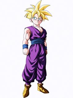 the dragon ball character is running with his arms out and one hand on his hip