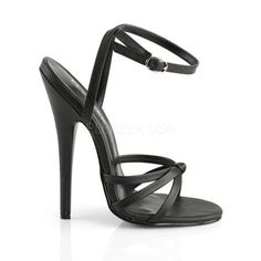 6" Stiletto Heel Blk Pu Wrap Around Knotted Strap Sandal Alternative Shoes, Festival Shoes, Punk Boots, Ankle Wrap Sandals, Cosplay Shoes, Shoe Black, Stiletto Sandals, Womens Knee High Boots, Fashion Heels