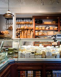 a bakery filled with lots of different types of food