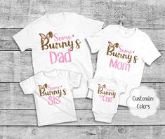 Some Bunny is One Birthday Outfit Bunny First Birthday 1st - Etsy Some Bunny Is Two Birthday, Some Bunny Is Two, Bunny First Birthday, Birthday Family Shirts, Tutu Size Chart, Birthday 1st