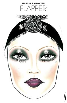 1920s Lashes, 1920s Eyeshadow, Cabaret Makeup