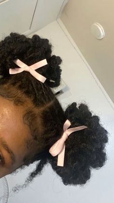 Poofy Hair, Quick Braids, Butterfly Locs, Short Locs Hairstyles, Quick Natural Hair Styles, Cute Box Braids Hairstyles, Bow Hairstyle, Protective Hairstyles Braids, Pretty Braided Hairstyles