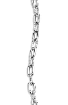 Pavé diamonds illuminate the toggle of this signature chain bracelet made of alternating sculpted cable-and-smooth links. Total diamond weight: 0.26ct. Toggle closure 18k gold or sterling silver/diamond Imported >Diamond Guide Diamond Guide, Silver Diamonds, Pave Diamonds, Chain Bracelet, Bracelet Making, 18k Gold, Nordstrom, Yellow Gold, Yellow