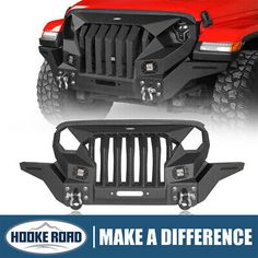 ad eBay - Mad Max Steel Grill Front Bumper w/Winch Plate for 2018-2024 Jeep Wrangler JL JT - Buy Now, click the link (eBay)