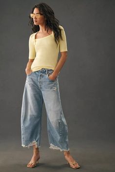 Jeans On Short Women, Horseshoe Jeans, Anthropologie Jeans, Short Women, Citizens Of Humanity Jeans, Jeans Online, Citizens Of Humanity, 50 Fashion, Streetwear Women