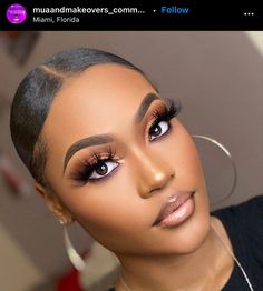 Glam Makeup Black Women, Black Bridal Makeup, Natural Glam Makeup, Makeup Black Women, Soft Glam Makeup, Glam Makeup Look