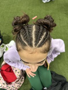 Cute Outfits With French Braids, Fun Braid Hairstyles, Fun Hair Styles Long Hair, Cute Running Hairstyles, Netball Hairstyles, Race Day Hair, Garfield Cake, Track Hair, Football Hairstyles