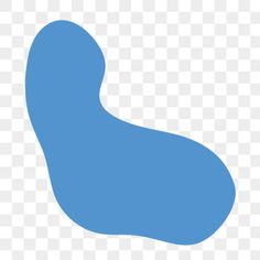 a blue and white logo with the shape of a worm on it's back