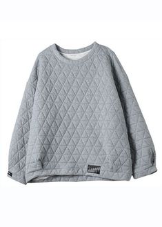 Simple Grey O-Neck Patchwork Fleece Sweatshirts Long SleeveFabric: Fleece SweatshirtSize & Fit: Fit: This garment fits true to size.Length: Size 2XL measures 24.96"from shoulder to hemBust: Great for any cup size. Waist: Loose Fit. Comfortable room throughout midsection.Hip: Loose Fit - room for hips. Hand Wash Cold. Winter Crew Neck Patchwork Sweatshirt, Winter Patchwork Crew Neck Sweatshirt, Cozy Patchwork Crew Neck Tops, Winter Crew Neck Tops With Patchwork, Winter Crew Neck Patchwork Tops, Fleece Patchwork Tops For Fall, Patchwork Fleece Tops For Fall, Winter Patchwork Crew Neck Tops, Winter Patchwork Sweatshirt For Layering