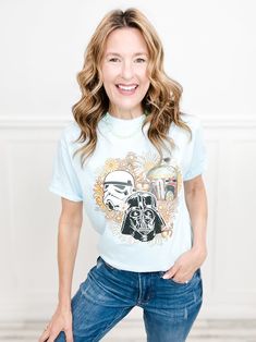 May the fourth be with you! Unisex fit. Fabric content: Graphic Tee: 100% Cotton Emma Lou, May The Fourth Be With You, May The Fourth, The Dark Side, Dark Side, The Darkest, Graphic Tee, Graphic Tees, Light Blue