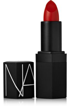 NARS Semi Matte Lipstick In Jungle Red #Refinery29 Neutral Lipstick, Fuchsia Lipstick, Lipstick Jungle, Shimmer Lipstick, Nars Lipstick, Bold Lipstick, Creamy Lipstick, Lip Cosmetics