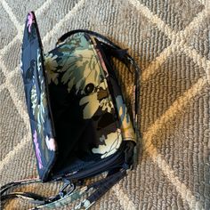 Vera Bradley With Multiple Pockets And Adjustable Strap And Wristlet. Never Used. Mini Bags, Vera Bradley, Mini Bag, Adjustable Straps, Color Blue, Bag Lady, Women Shopping, Blue, Color