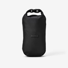 a black water bag on a white background