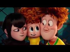 three children are hugging each other in the animated version of cocomel and her friends