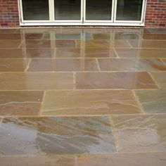 900 x 600 mm Raj Blend Slabs - Brown Natural Sandstone Part of the character of natural sandstone paving is that no two stones are coloured or patterned the same. So, when combined they create a rich blend of colours, tones and patterns to make a beautiful overall tapestry for your patio. Because these paving slabs have been hewn and riven from quarried stone, and then cut by hand, their finish and edges are also unique, giving them a natural and individual character. Patio Paving Raj Blend is ideal for patios and garden paving - its colouration, stability and tactile feel underfoot means it is perfect for outdoor living areas where the family can get together to enjoy the garden and sunshine! Whether your garden needs a large terrace or patio, or a small seating area tucked into the nook Sandstone Patio, Sandstone Paving Slabs, Patio Paving, Sandstone Pavers, Indian Sandstone, Sandstone Paving, Patio Slabs, Garden Paving, Paving Slabs