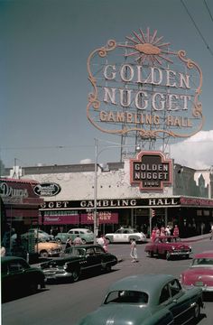 the golden nugget gambling hall in las vegas, nv is home to several vintage cars