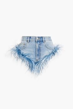 Shorts Nordstrom, Maximalist Style, Classic Denim Shorts, Feather Trim, Embellished Denim, Cutoff Shorts, Frayed Denim, Hot Shorts, Denim Cutoff Shorts